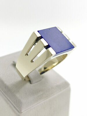 Chevalière lapis